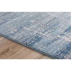 Apollo 5 Indigo 1 ft. 6 in. x 2 ft. 5 in. Distressed Crosshatch Indoor Area Rug by Addison Rugs -TrafficMaster Sales indigo addison rugs area rugs hdap5in20x30 4f 1000