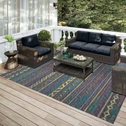 Modena Ink 5 ft. x 7 ft. 6 in. Southwest Area Rug by Addison Rugs 19 Modena Ink 5 ft. x 7 ft. 6 in. Southwest Area Rug by Addison Rugs -TrafficMaster Sales ink addison rugs area rugs hdmo10ik5x8 31 1000
