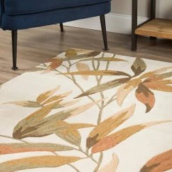 Ascot 4 Bombay Floral Ivory 5 ft. x 7 ft. 9 in. Area Rug by Addison Rugs -TrafficMaster Sales ivory addison rugs area rugs hdas4iv5x8 4f 1000