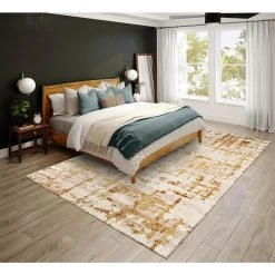 Evolve Khaki 8 ft. x 10 ft. Abstract Area Rug by Addison Rugs -TrafficMaster Sales khaki addison rugs area rugs hdee5kh8x10 31 1000