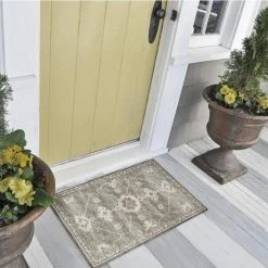 Modena Khaki 1 ft. 8 in. x 2 ft. 6 in. Persian Accent Rug by Addison Rugs -TrafficMaster Sales khaki addison rugs area rugs hdmo16kh20x30 d4 1000