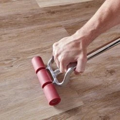 6 in. W Khaki Oak GripStrip Luxury Vinyl Plank Flooring (24 sq. ft./case) by TrafficMaster -TrafficMaster Sales khaki oak trafficmaster vinyl plank flooring 185312 fa 1000