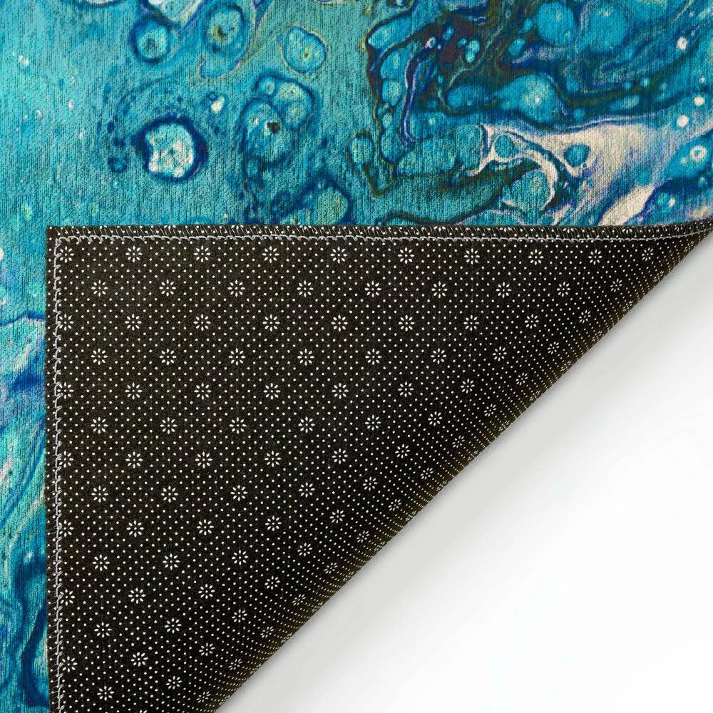 Copeland Lagoon 5 ft. x 7 ft. 6 in. Abstract Area Rug by Addison Rugs 5 Copeland Lagoon 5 ft. x 7 ft. 6 in. Abstract Area Rug by Addison Rugs - Image 3