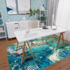 Copeland Lagoon 5 ft. x 7 ft. 6 in. Abstract Area Rug by Addison Rugs 19 Copeland Lagoon 5 ft. x 7 ft. 6 in. Abstract Area Rug by Addison Rugs -TrafficMaster Sales lagoon addison rugs area rugs hdkc4la5x8 d4 1000