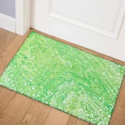 Copeland Lime 1 ft. 8 in. x 2 ft. 6 in. Abstract Accent Rug by Addison Rugs -TrafficMaster Sales lime addison rugs area rugs hdkc5lm20x30 31 1000
