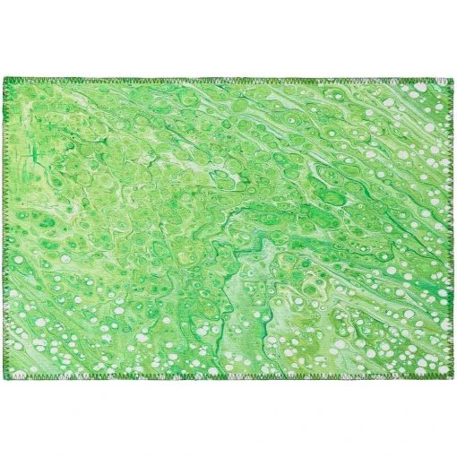 Copeland Lime 1 ft. 8 in. x 2 ft. 6 in. Abstract Accent Rug by Addison Rugs -TrafficMaster Sales lime addison rugs area rugs hdkc5lm20x30 64 1000