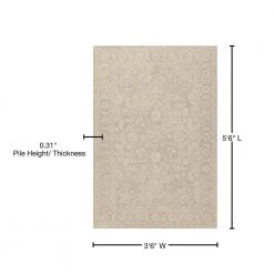 Delano 4 Linen 3 ft. 6 in. x 5 ft. 6 in. Area Rug by Addison Rugs 22 Delano 4 Linen 3 ft. 6 in. x 5 ft. 6 in. Area Rug by Addison Rugs -TrafficMaster Sales linen addison rugs area rugs hddl4li4x6 76 1000