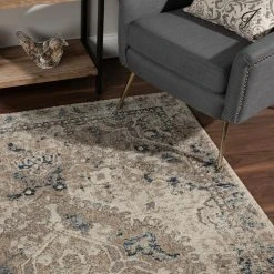 Provincial 7 Linen 7 ft. 10 in. x 10 ft. 7 in. Medallion Persian Area Rug by Addison Rugs -TrafficMaster Sales linen addison rugs area rugs hdpc7li8x11 1d 1000