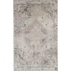 Provincial 7 Linen 7 ft. 10 in. x 10 ft. 7 in. Medallion Persian Area Rug by Addison Rugs