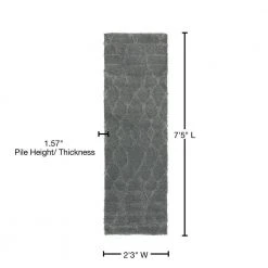 Concord 1 Metal 2 ft. 3 in. x 7 ft. 5 in. Runner Rug by Addison Rugs -TrafficMaster Sales metal addison rugs area rugs hdcd1me2x7 76 1000