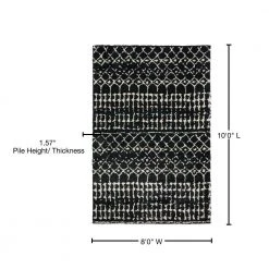 Concord 2 Midnight 8 ft. x 10 ft. Area Rug by Addison Rugs -TrafficMaster Sales midnight addison rugs area rugs hdcd2mi8x10 76 1000