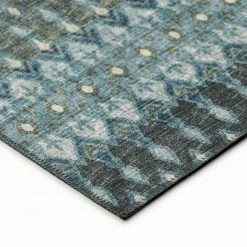 Evolve Mineral Blue 8 ft. x 10 ft. Ikat Area Rug by Addison Rugs -TrafficMaster Sales mineral blue addison rugs area rugs hdee1mb8x10 4f 1000