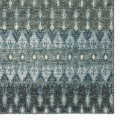 Evolve Mineral Blue 8 ft. x 10 ft. Ikat Area Rug by Addison Rugs -TrafficMaster Sales mineral blue addison rugs area rugs hdee1mb8x10 c3 1000