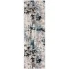 Apollo Grey 2 ft.3 in. x 7 ft.5 in. Abstract Polypropylene Runner Rug by Addison Rugs