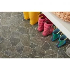 Natural Paver Residential Vinyl Sheet Flooring 12ft. Wide x Cut to Length by TrafficMaster -TrafficMaster Sales natural paver trafficmaster vinyl sheet flooring u6910 284c997g144 1d 1000
