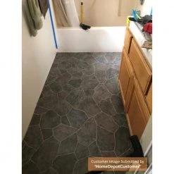 Natural Paver Residential Vinyl Sheet Flooring 12ft. Wide x Cut to Length by TrafficMaster -TrafficMaster Sales natural paver trafficmaster vinyl sheet flooring u6910 284c997g144 d4 1000