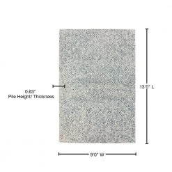 Evie 1 Navy 9 ft. x 13 ft. Area Rug by Addison Rugs -TrafficMaster Sales navy addison rugs area rugs hdev1na9x13 76 1000