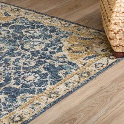 Fergus 3 Navy 2 ft. 3 in. x 7 ft. 5 in. Runner Rug by Addison Rugs -TrafficMaster Sales navy addison rugs area rugs hdfg3na2x7 1d 1000