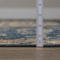 Fergus 3 Navy 2 ft. 3 in. x 7 ft. 5 in. Runner Rug by Addison Rugs -TrafficMaster Sales navy addison rugs area rugs hdfg3na2x7 1f 1000