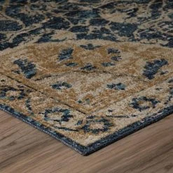 Fergus 3 Navy 2 ft. 3 in. x 7 ft. 5 in. Runner Rug by Addison Rugs -TrafficMaster Sales navy addison rugs area rugs hdfg3na2x7 4f 1000