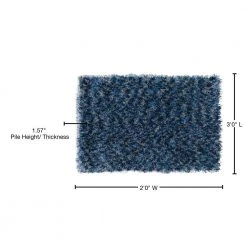 Flannery 1 Navy 2 ft. x 3 ft. Area Rug by Addison Rugs -TrafficMaster Sales navy addison rugs area rugs hdfl1na2x3 76 1000