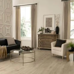 Oak Knoll 8 mm T x 7.48 in. W Water Resistant Laminate Wood Flooring (23.69 sq.ft/Case) by TrafficMaster -TrafficMaster Sales oak knoll trafficmaster laminate wood flooring tm3 31 1000