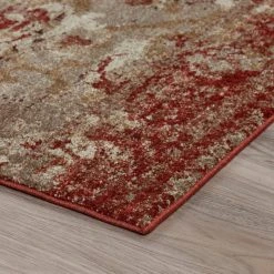 Provincial 4 Paprika 9 ft. 6 x 13 ft. 2 Distressed Persian Area Rug by Addison Rugs -TrafficMaster Sales paprika addison rugs area rugs hdpc4pa10x13 4f 1000