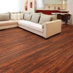 Perry Hickory 8mm T x 4.92 in. W Laminate Wood Flooring (16.33 sq.ft/Case) by TrafficMaster -TrafficMaster Sales perry hickory trafficmaster laminate wood flooring hl84 a c3 1000