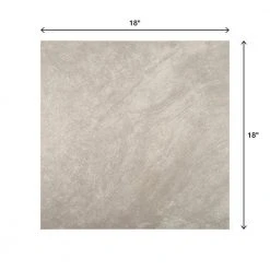 Portland Stone Gray 18 in. x 18 in. Glazed Ceramic Floor and Wall Tile (17.44 sq. ft. / case) by TrafficMaster -TrafficMaster Sales portland stone gray trafficmaster ceramic tile ulmk18181pv 66 1000