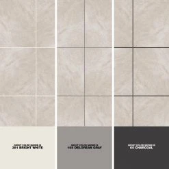 Portland Stone Gray 18 in. x 18 in. Glazed Ceramic Floor and Wall Tile (348.8 sq. ft. / pallet) by TrafficMaster -TrafficMaster Sales portland stone gray trafficmaster ceramic tile ulmk1818pl1pv 1d 1000