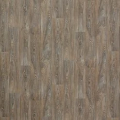 Scorched Walnut Grey Wood Residential Vinyl Sheet Flooring 12ft. Wide x Cut to Length by TrafficMaster
