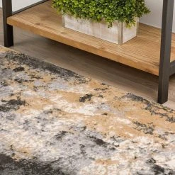 Gentry 19 Silver 2 Ft. 3 In. x 7 Ft. 5 In. Abstract Area Rug by Addison Rugs -TrafficMaster Sales silver addison rugs area rugs hdge19si2x7 40 1000