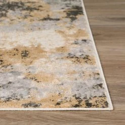 Gentry 19 Silver 2 Ft. 3 In. x 7 Ft. 5 In. Abstract Area Rug by Addison Rugs -TrafficMaster Sales silver addison rugs area rugs hdge19si2x7 76 1000