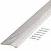 Silver Fluted 72 in. x 2 in. Carpet Trim by TrafficMaster -TrafficMaster Sales silver fluted trafficmaster carpet transition strips 18565 64 1000