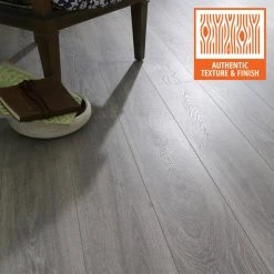 Silverton Oak 7-1/2 in W Water Resistant Laminate Wood Flooring (947.6 sq. ft./pallet) by TrafficMaster -TrafficMaster Sales silverton oak trafficmaster laminate wood flooring tm5p 4f 1000
