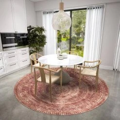 Modena Spice 8 ft. x 8 ft. Round Medallion Area Rug by Addison Rugs 17 Modena Spice 8 ft. x 8 ft. Round Medallion Area Rug by Addison Rugs -TrafficMaster Sales spice addison rugs area rugs hdmo7si8ro 31 1000