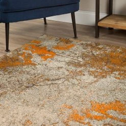 Bach 60 Abstract Tangerine 3 ft. 3 in. x 5 ft. 1 in. Area Rug by Addison Rugs 13 Bach 60 Abstract Tangerine 3 ft. 3 in. x 5 ft. 1 in. Area Rug by Addison Rugs -TrafficMaster Sales tangerine addison rugs area rugs hdbh60ta3x5 4f 1000
