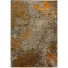 Bach 60 Abstract Tangerine 3 ft. 3 in. x 5 ft. 1 in. Area Rug by Addison Rugs -TrafficMaster Sales tangerine addison rugs area rugs hdbh60ta3x5 64 1000