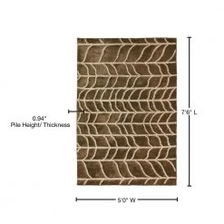 Sarita 2 Taupe 5 ft. x 7 ft. 6 in. Area Rug by Addison Rugs -TrafficMaster Sales taupe addison rugs area rugs hdsa2ta5x8 76 1000