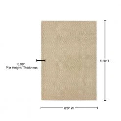 Samson 1 Vanilla 8 ft. x 10 ft. Area Rug by Addison Rugs -TrafficMaster Sales vanilla addison rugs area rugs hdsm1va8x10 76 1000