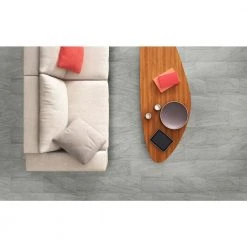 Vigo Gris 12 in. x 24 in. Matte Ceramic Stone Look Floor and Wall Tile (16 sq. ft./Case) by TrafficMaster -TrafficMaster Sales vigo gris trafficmaster ceramic tile nhdvigri1224 44 1000