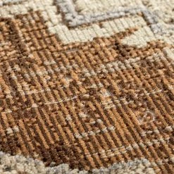 Freya 1 Walnut 7 ft. 6 in. x 9 ft. 8 in. Vintage Medallion Indoor Area Rug by Addison Rugs -TrafficMaster Sales walnut addison rugs area rugs hdfr1wa8x10 fa 1000