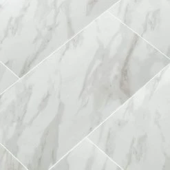 Strata 12 in. x 24 in. Matte Ceramic Stone Look Floor and Wall Tile (16 sq. ft./Case) by TrafficMaster -TrafficMaster Sales white trafficmaster ceramic tile nhdstr1224 4f 1000