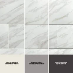 Strata 12 in. x 24 in. Matte Ceramic Stone Look Floor and Wall Tile (16 sq. ft./Case) by TrafficMaster -TrafficMaster Sales white trafficmaster ceramic tile nhdstr1224 a0 1000